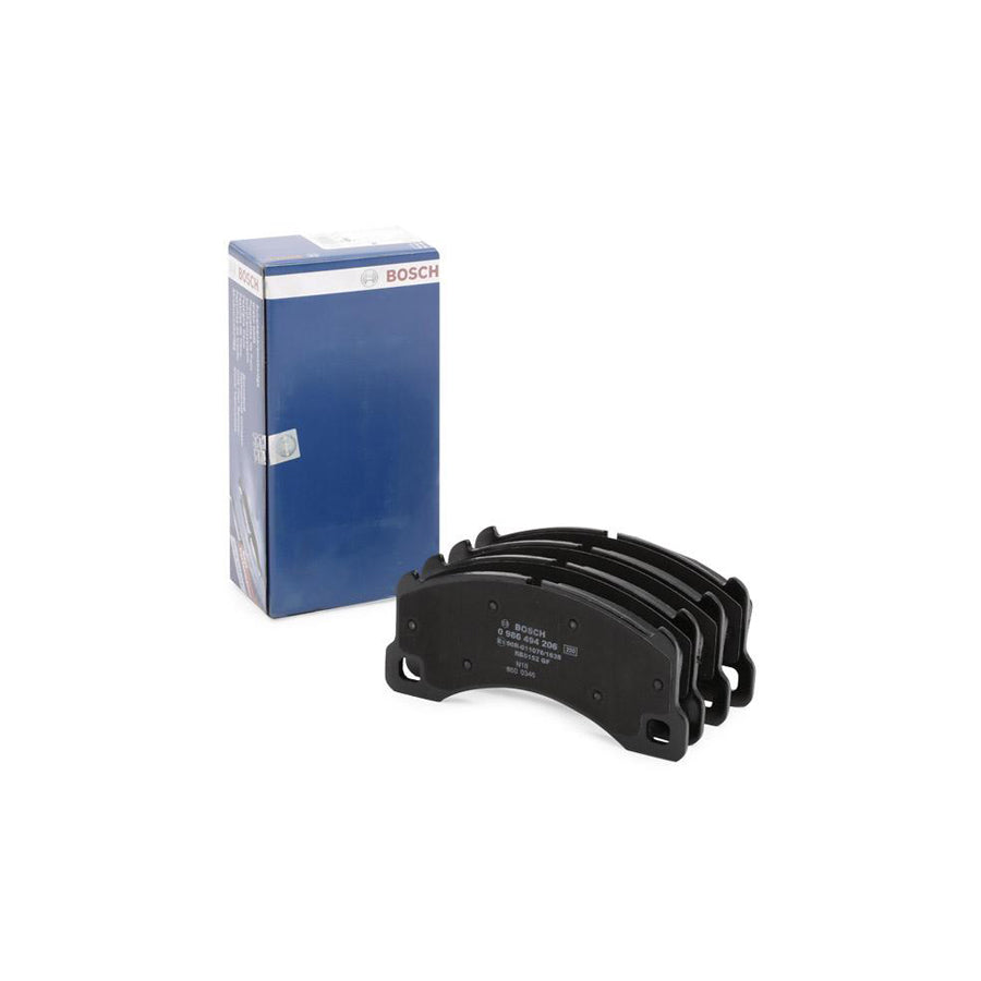 Bosch 0986494206 Brake Pad Set With Anti Squeak Plate BP1142