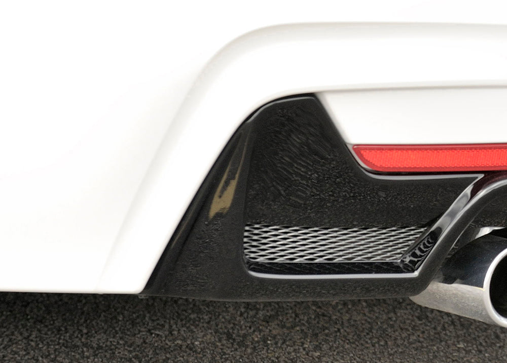 Rieger 00088074 BMW 4 Series F32 F33 F36 Rear Diffuser for Twin Tailpipe Left & Right - Glossy Black