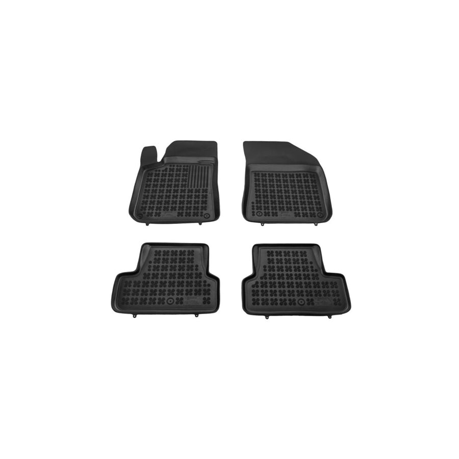 REZAW PLAST Tailored 201311 Floor mat set for PEUGEOT 308 II Hatchback Elastomer, Front and Rear, Quantity: 4, Black