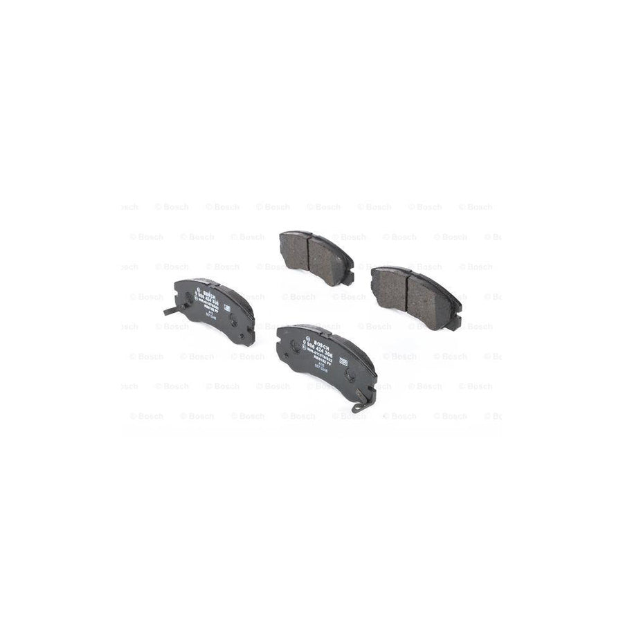 Bosch 0986424366 Brake Pad Set With Acoustic Wear Warning BP177