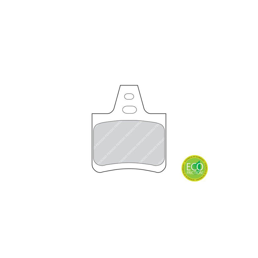 Ferodo Premier Eco Friction Fdb615 Brake Pad Set Not Prepared For Wear Indicator Without Accessories