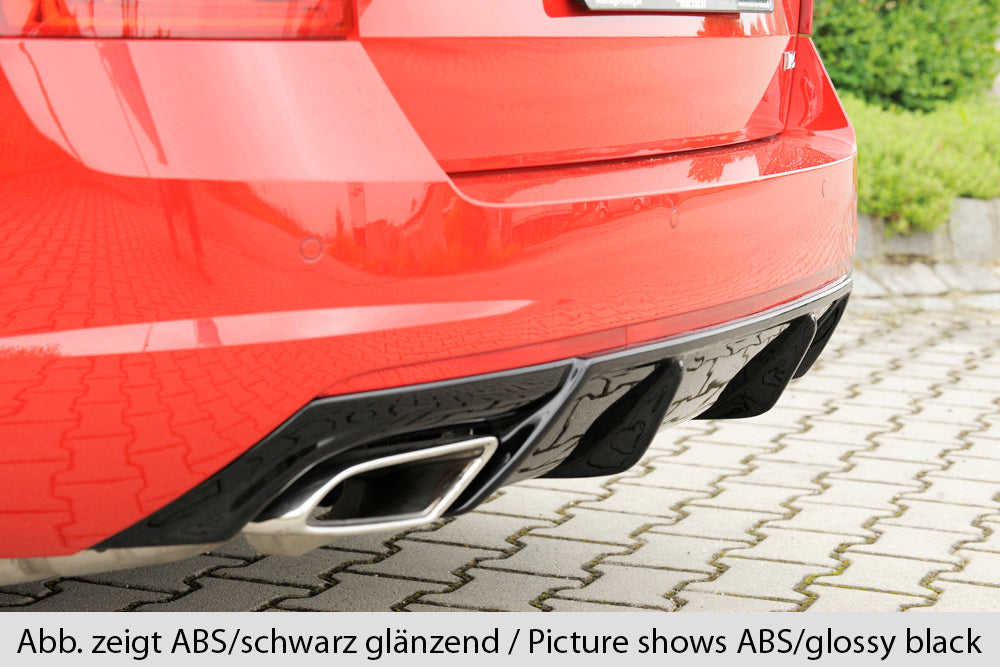 Rieger 00099338 Skoda 5E Octavia RS Rear Diffuser - Carbon-Look