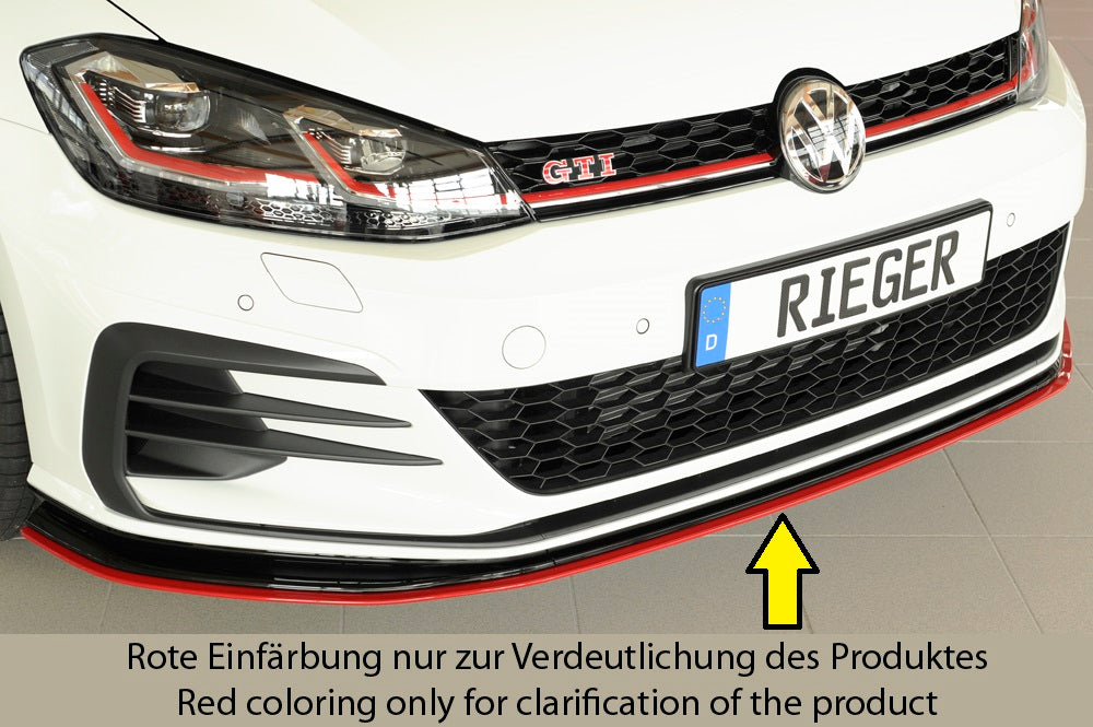 Rieger 00059515 VW Mk7 Golf GTI-TCR Front Splitter