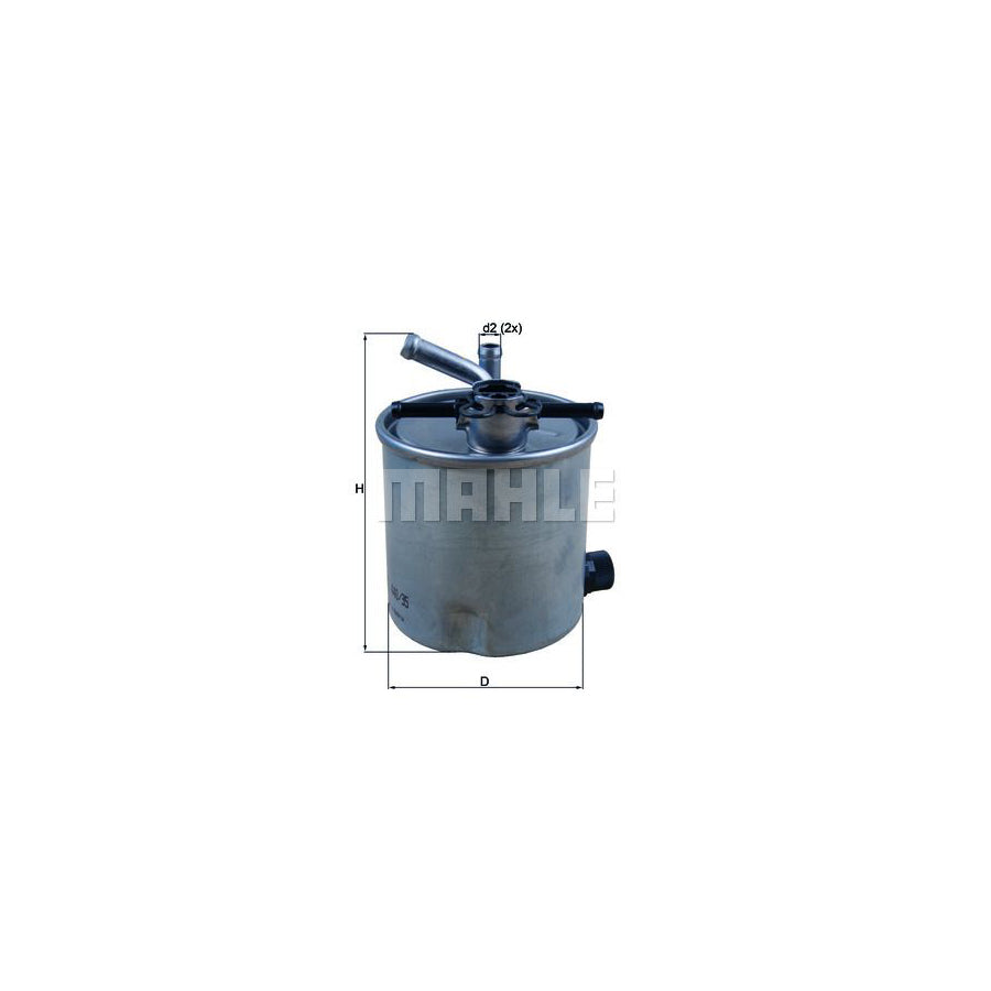 MAHLE ORIGINAL KL 440/35 Fuel filter In-Line Filter