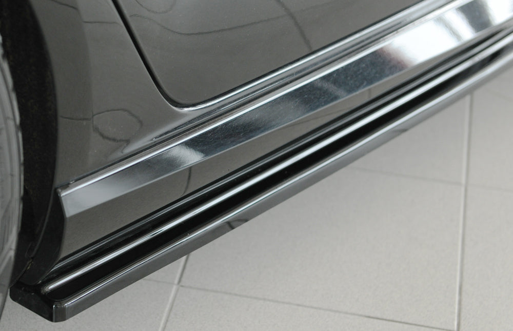 Rieger 00088233 Audi 8V RS3 Right Side Skirt Splitter - Glossy Black