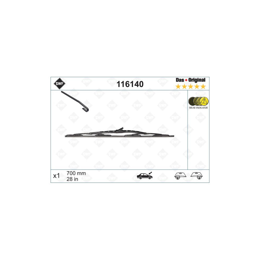 Swf Original 116140 Wiper Blade | Duco Car Parts UK Car Parts