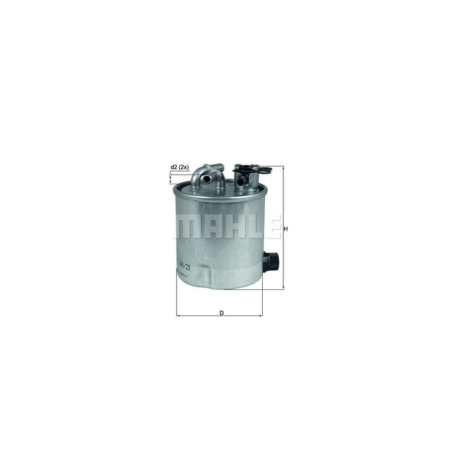 MAHLE ORIGINAL KL 440/23 Fuel filter In-Line Filter