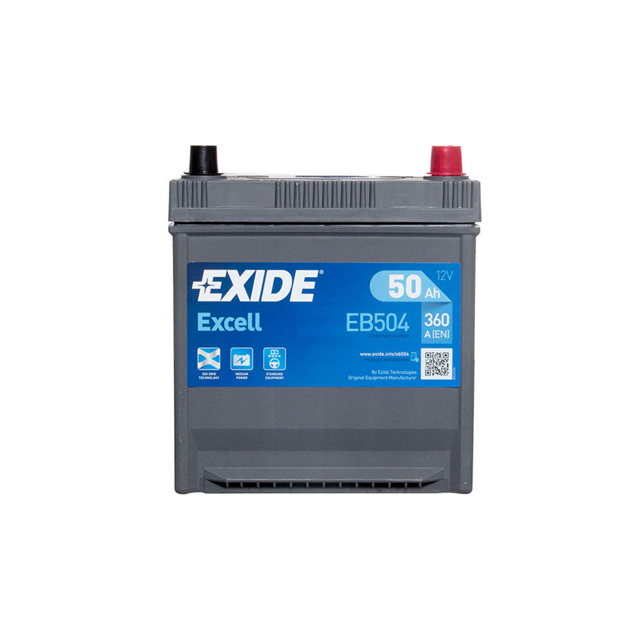 Exide Excell 008 Car Battery - 3 Year Guarantee