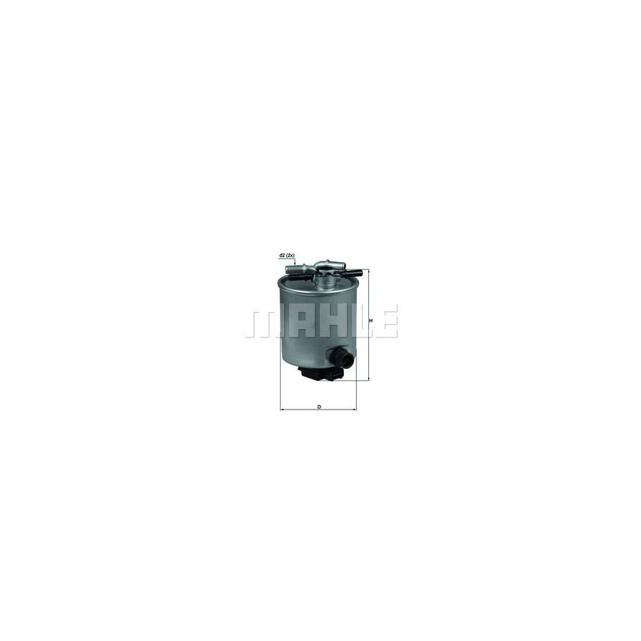 MAHLE ORIGINAL KL 440/14 Fuel filter In-Line Filter