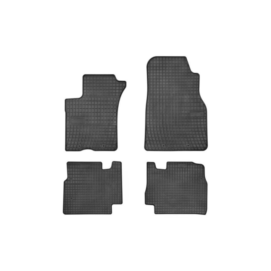 FROGUM Tailored 546443 Floor mat set suitable for MERCEDES-BENZ ML-Class (W163) Elastomer, Front and Rear, Quantity: 4, Black, (LHD)