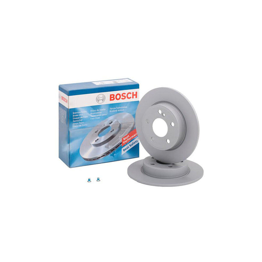 BOSCH 0 986 479 A03 Brake Disc Solid Coated High carbon with bolts screws