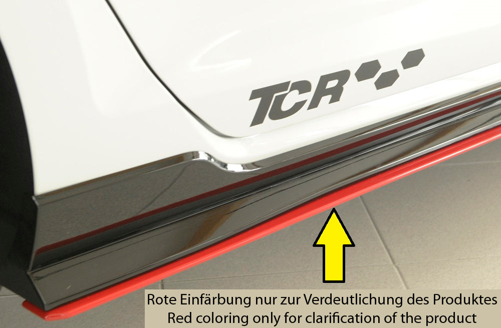 Rieger 00059517 VW Mk7 Golf GTI-TCR Right Side Skirt Splitter