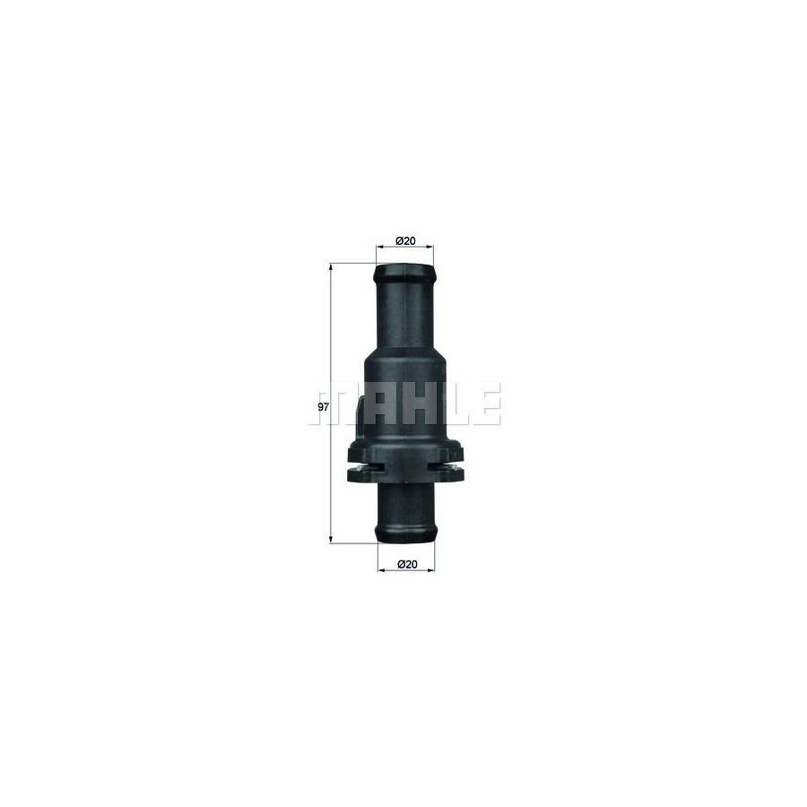 MAHLE ORIGINAL TI 3 87 Engine thermostat Opening Temperature: 87°C, with seal