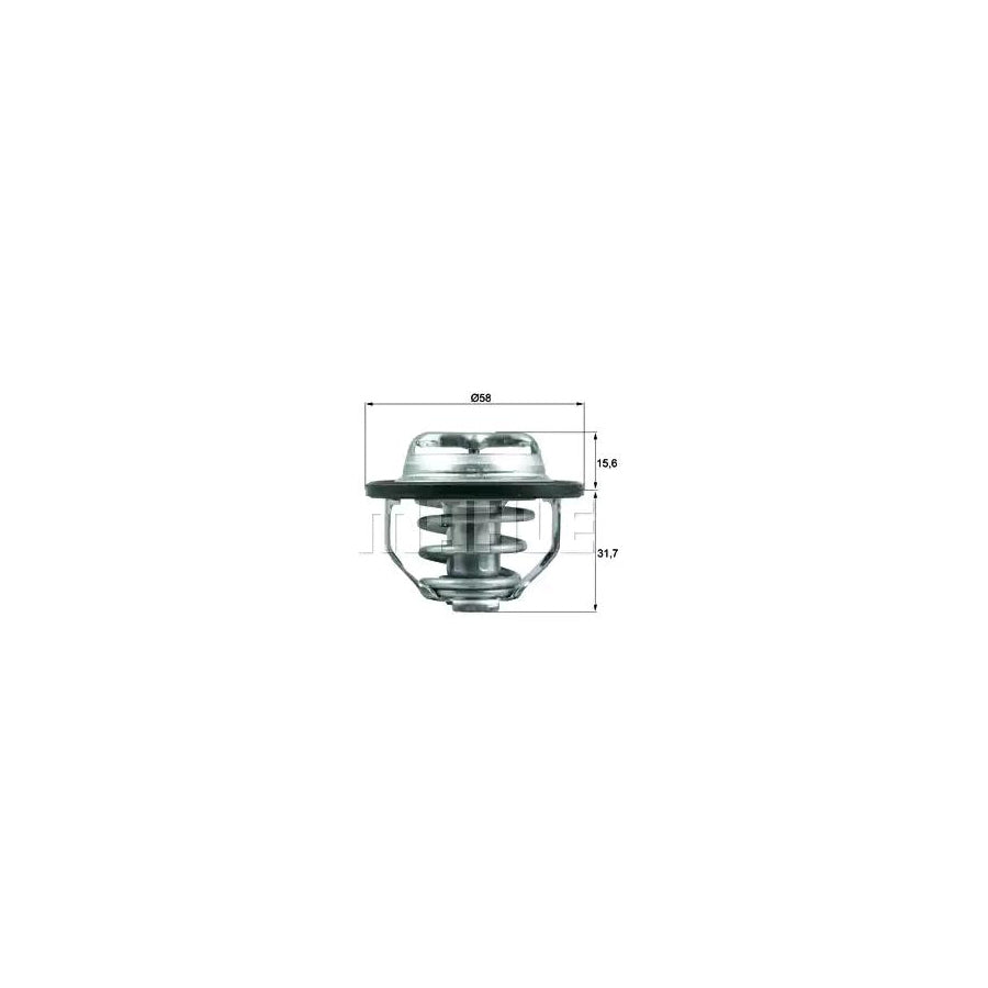 MAHLE ORIGINAL TX 122 82 Engine thermostat Opening Temperature: 82°C, with seal