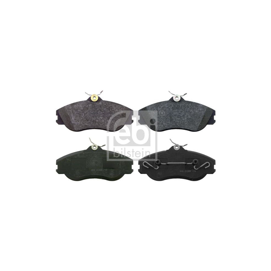 Febi Bilstein 16310 Brake Pad Set Front Axle Excl Wear Warning Contact