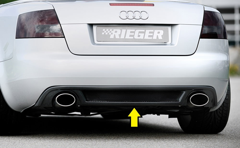 Rieger 00088076 Audi 8H A4 Rear Diffuser