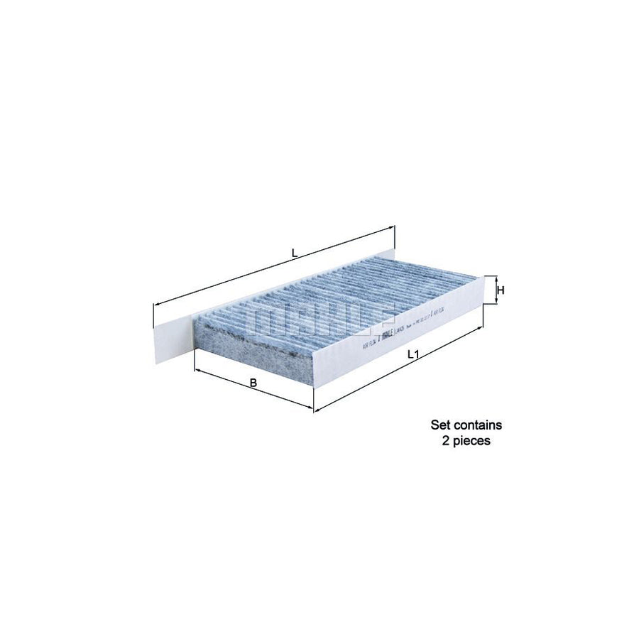 MAHLE ORIGINAL LAK 426/S Pollen filter for RENAULT LAGUNA Activated Carbon Filter