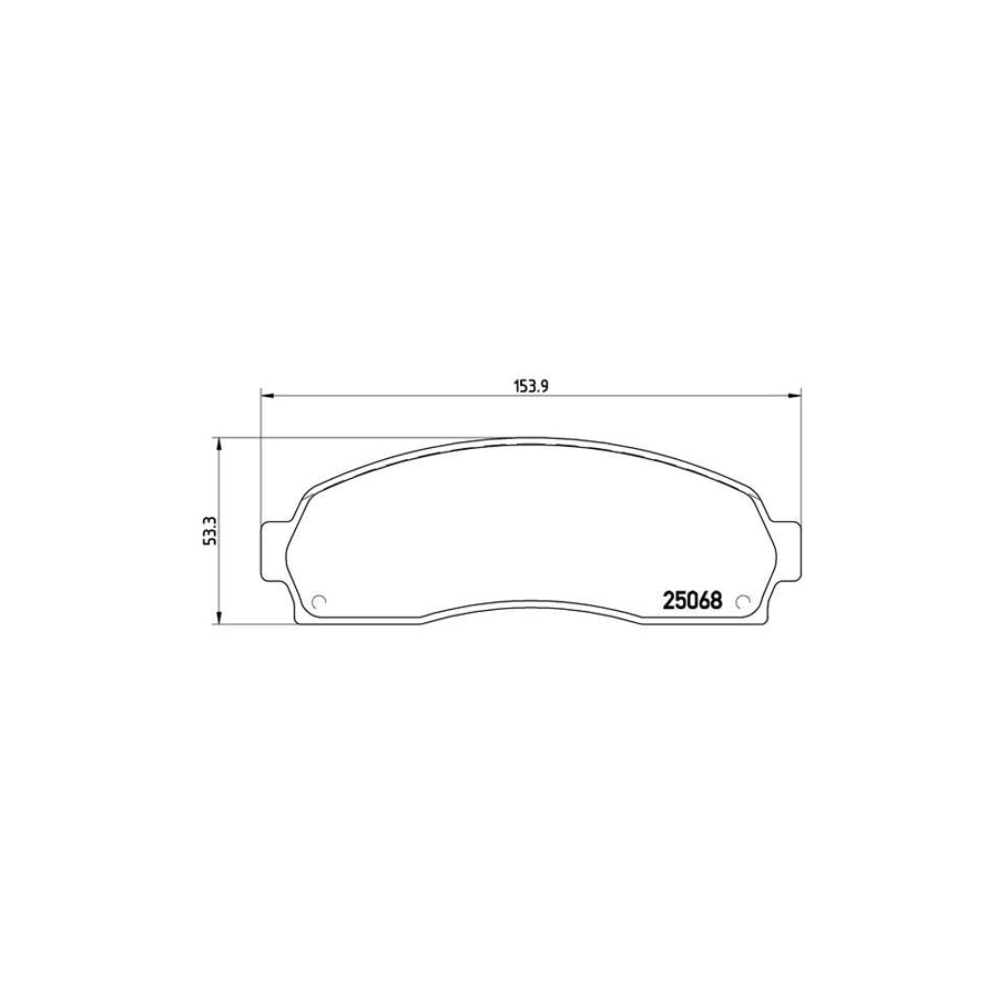 Brembo P 24 081 Brake Pad Set For Ford Usa Explorer Excl Wear Warning Contact