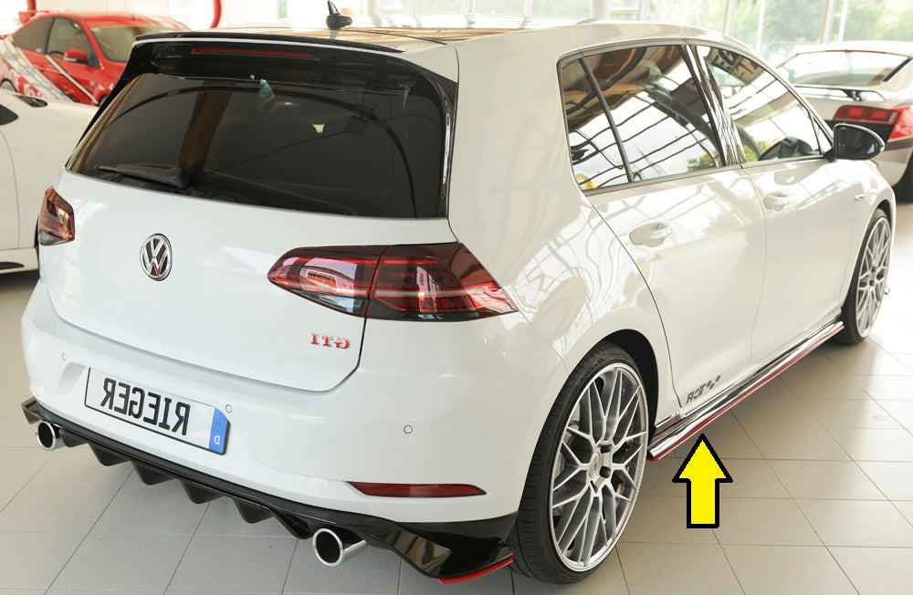 Rieger 00059517 VW Mk7 Golf GTI-TCR Right Side Skirt Splitter