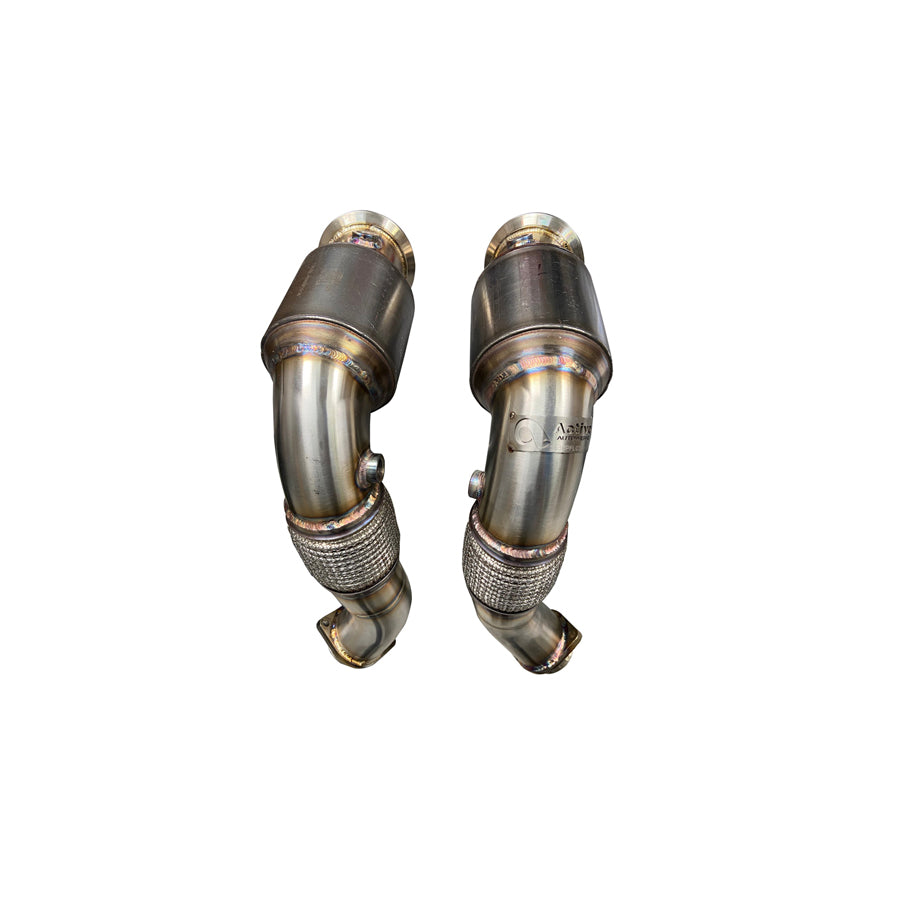 Active Autowerke BMW S63 N63 E70 E71 F85 F86 Sport Cat Downpipe (Inc. X5 50ix, X6 50ix, X5 M & X6 M)