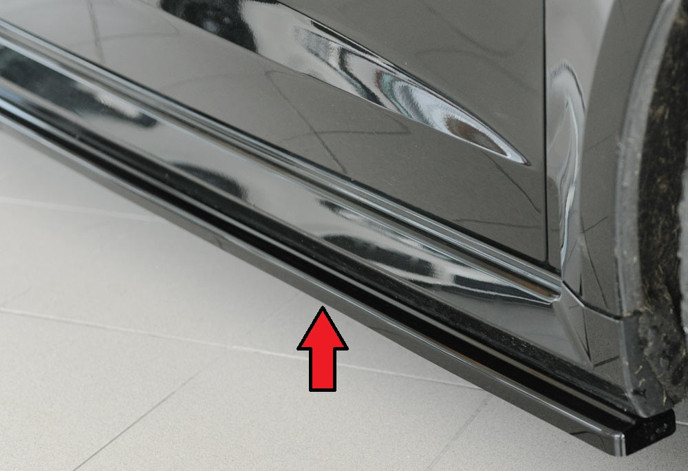 Rieger 00088233 Audi 8V RS3 Right Side Skirt Splitter