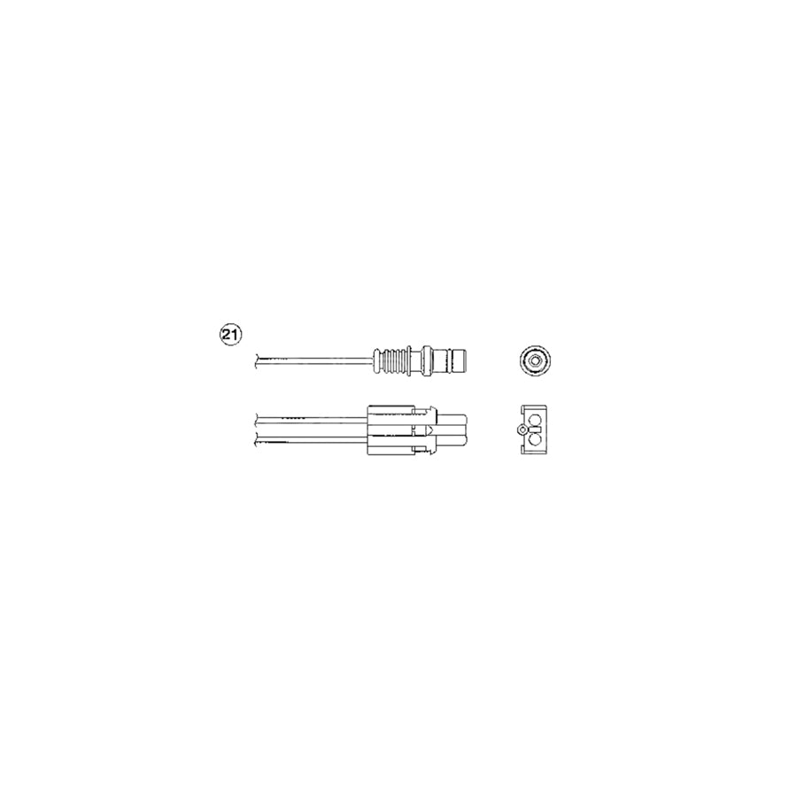 NTK Lambda Sensor / O2 Sensor (NGK 1826) - OZA446-E13