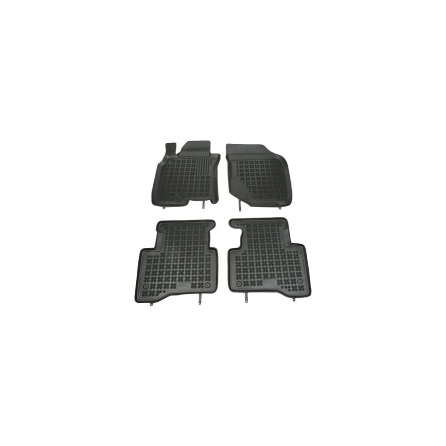 REZAW PLAST Tailored 201811 Floor mat set for NISSAN X-Trail (T30) Elastomer, Front and Rear, Quantity: 4, Black