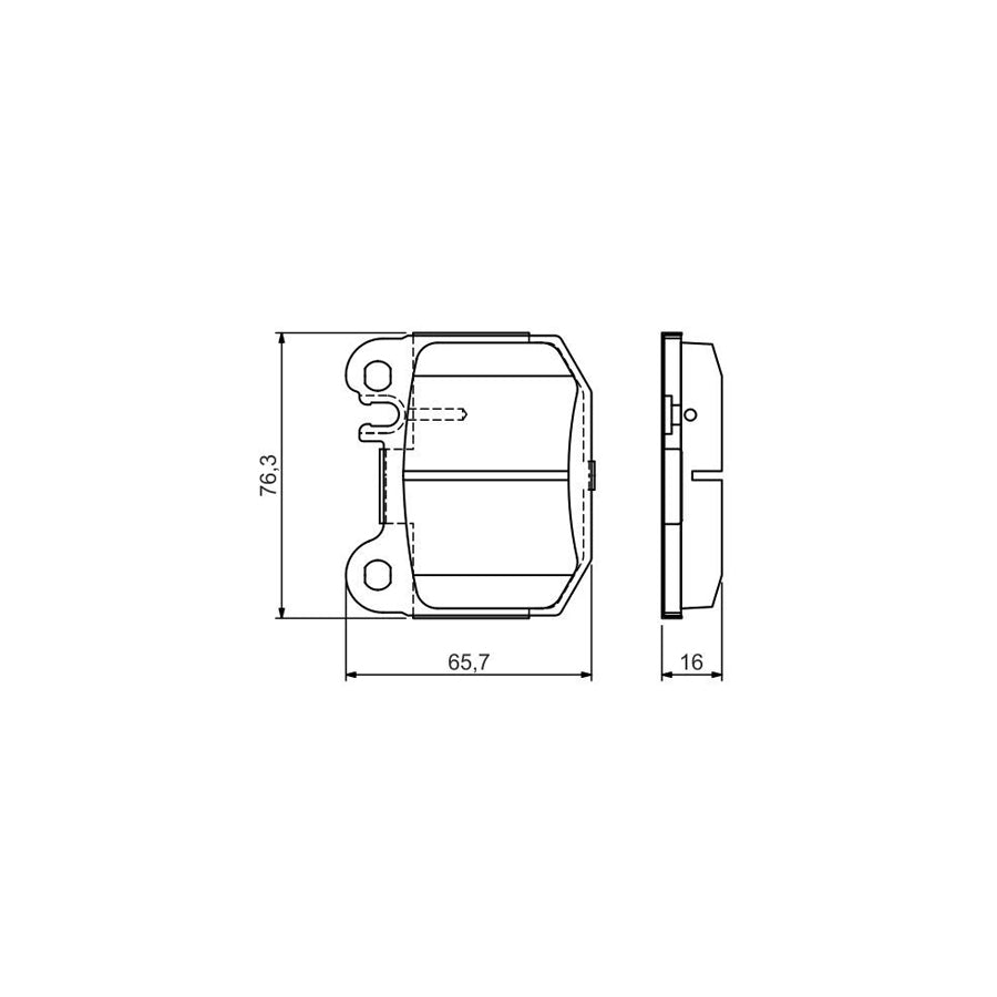 Bosch 0986495440 Brake Pad Set Excl Wear Warning Contact With Anti Squeak Plate With Mounting Manual BP2072