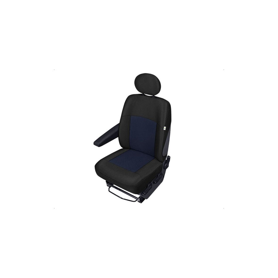 KEGEL Weles II 5-9311-199-4031 Car seat cover Blue/black, Polyester, PU (Polyurethane), Front