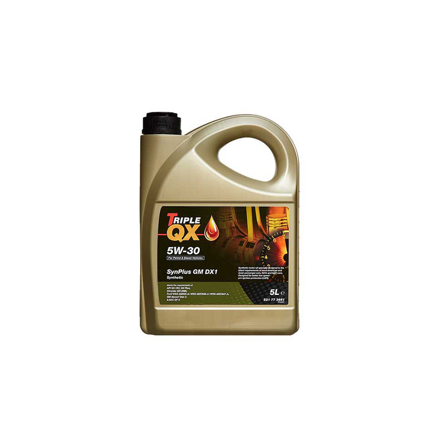 TRIPLE QX SynPlus Engine Oil 5W-30 GM Dexos1 - 5Ltr