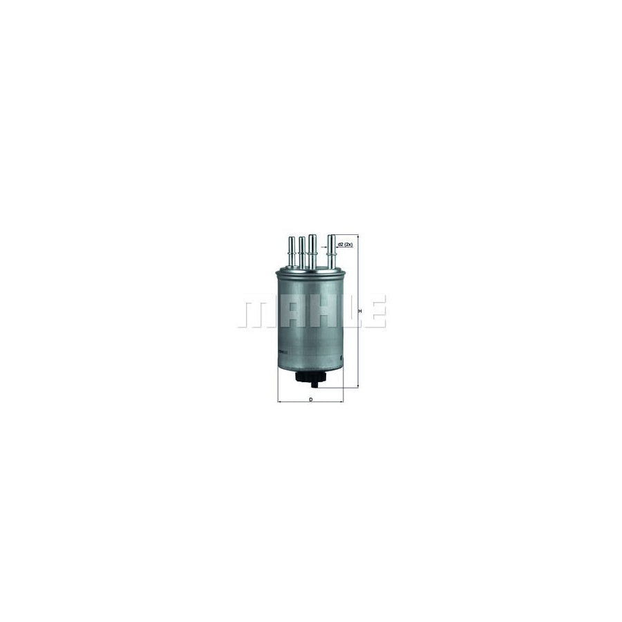MAHLE ORIGINAL KL 506 Fuel filter In-Line Filter