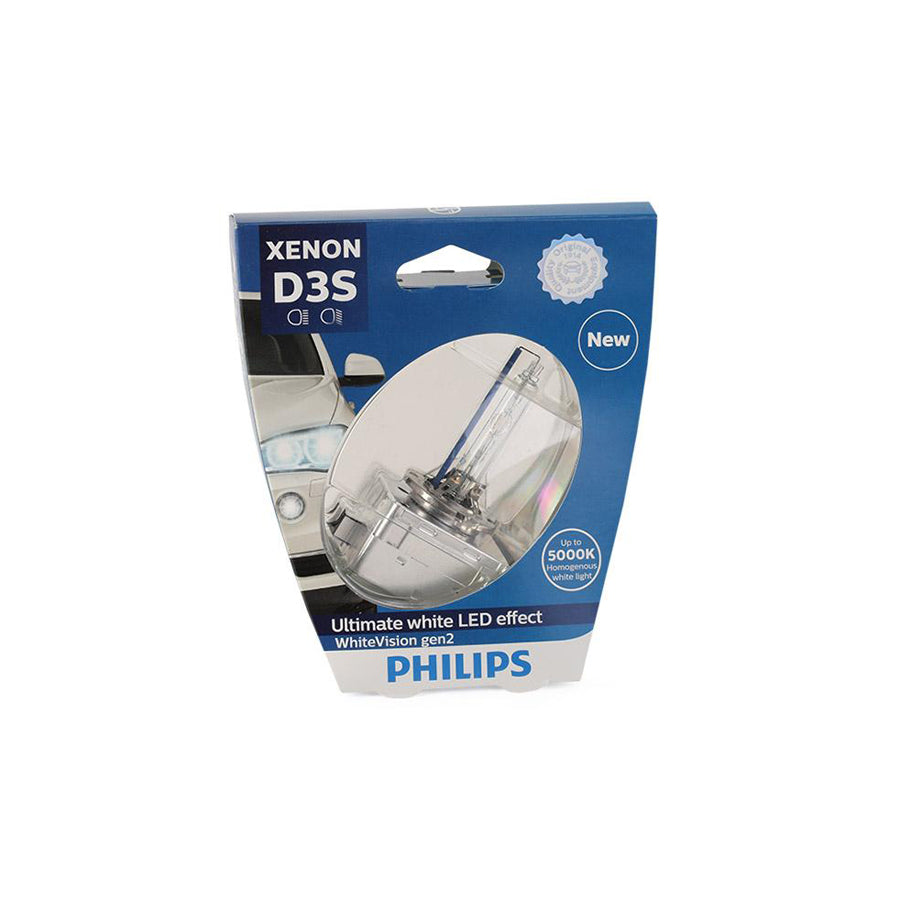 PHILIPS Xenon WhiteVision gen2 42403WHV2S1 Bulb, spotlight D3S (Gas Discharge Lamp) 42V 35W PK32d-5 5000K Xenon