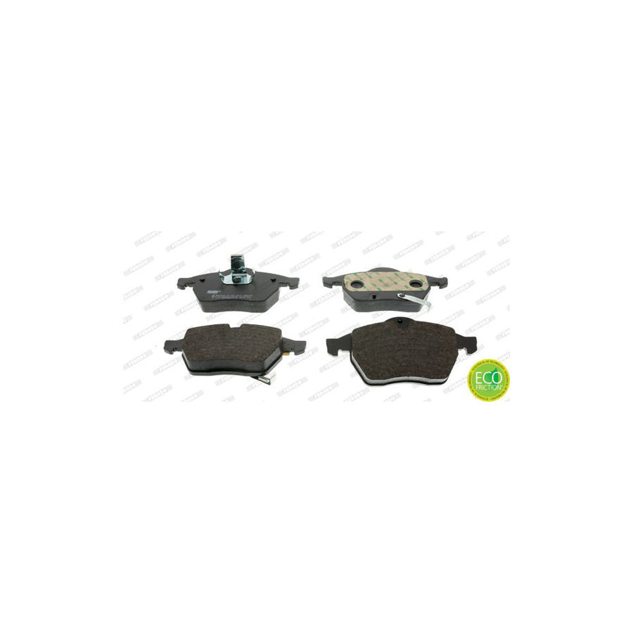 Ferodo Premier Eco Friction Fdb1535 Brake Pad Set With Acoustic Wear Warning With Piston Clip Without Accessories