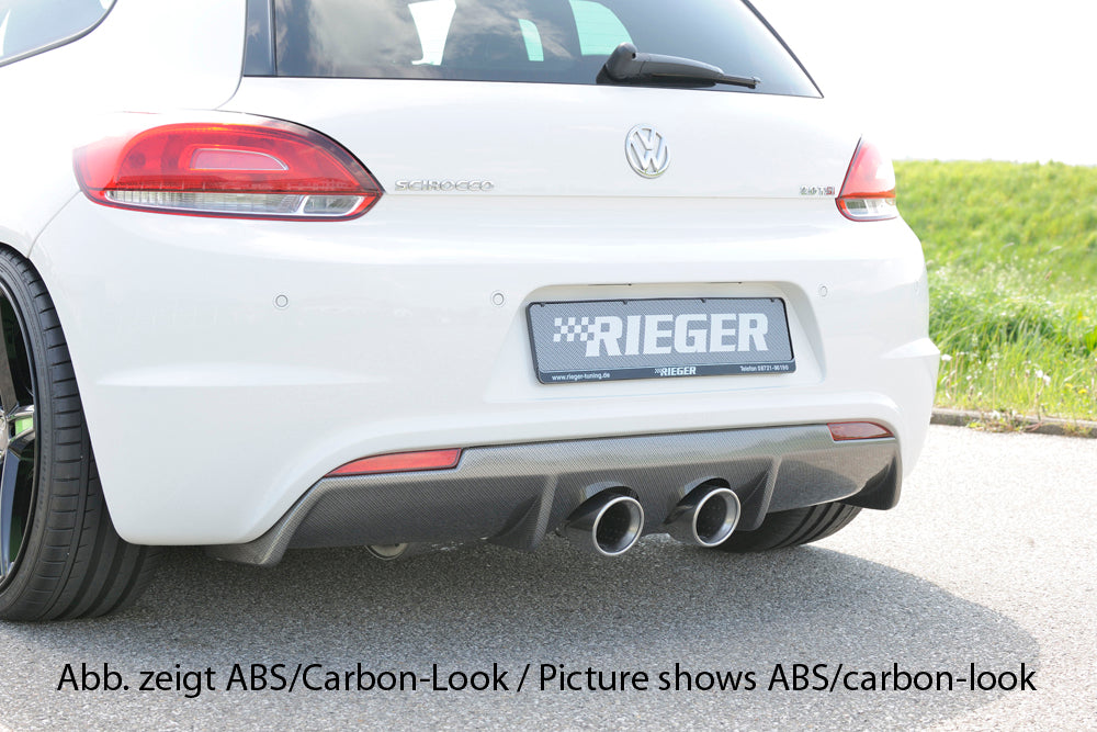 Rieger 00088084 VW 13 Mk3 Scirocco Rear Diffuser
