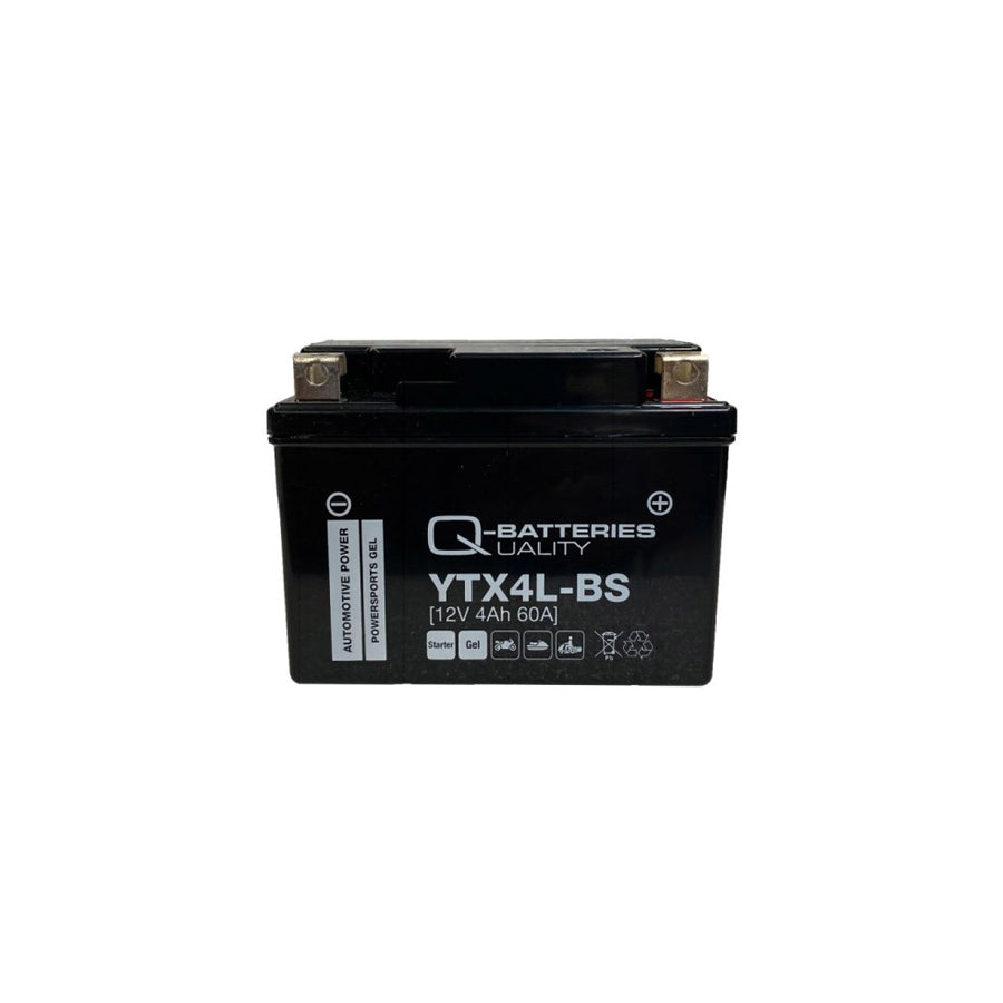 Q-Batteries Motorcycle Battery YTX4LBS Gel 50314 12V 4Ah 60A