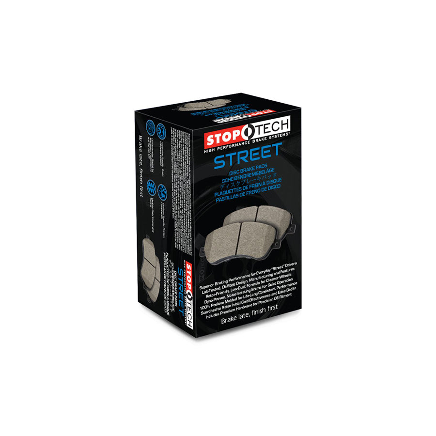 StopTech BMW E60 E65 E82 E90 Rear Street Brake Pads with Shims and Hardware (Inc. 1M, M3, 540i & 760i)