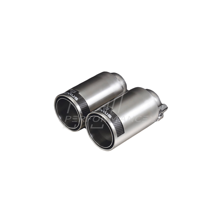 Remus BMW Mini Audi B58 F22 F23 F54 B8 Street Race Chrome Tailpipes Pair (M240i, Cooper S Clubman, JCW ALL4 & A4)