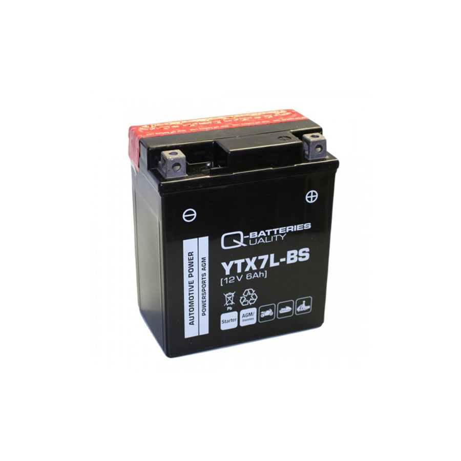 Q-Batteries Motorcycle battery YTX7LBS AGM 50614 12V 6Ah 110A