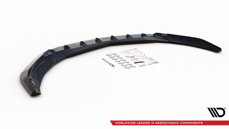 Maxton Design Mercedes Benz A45 AMG Aero W176 Facelift Front Splitter V.1