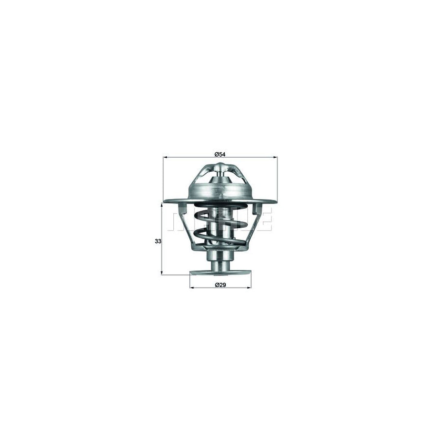MAHLE ORIGINAL TX 86 76D Engine thermostat Opening Temperature: 76°C, with seal