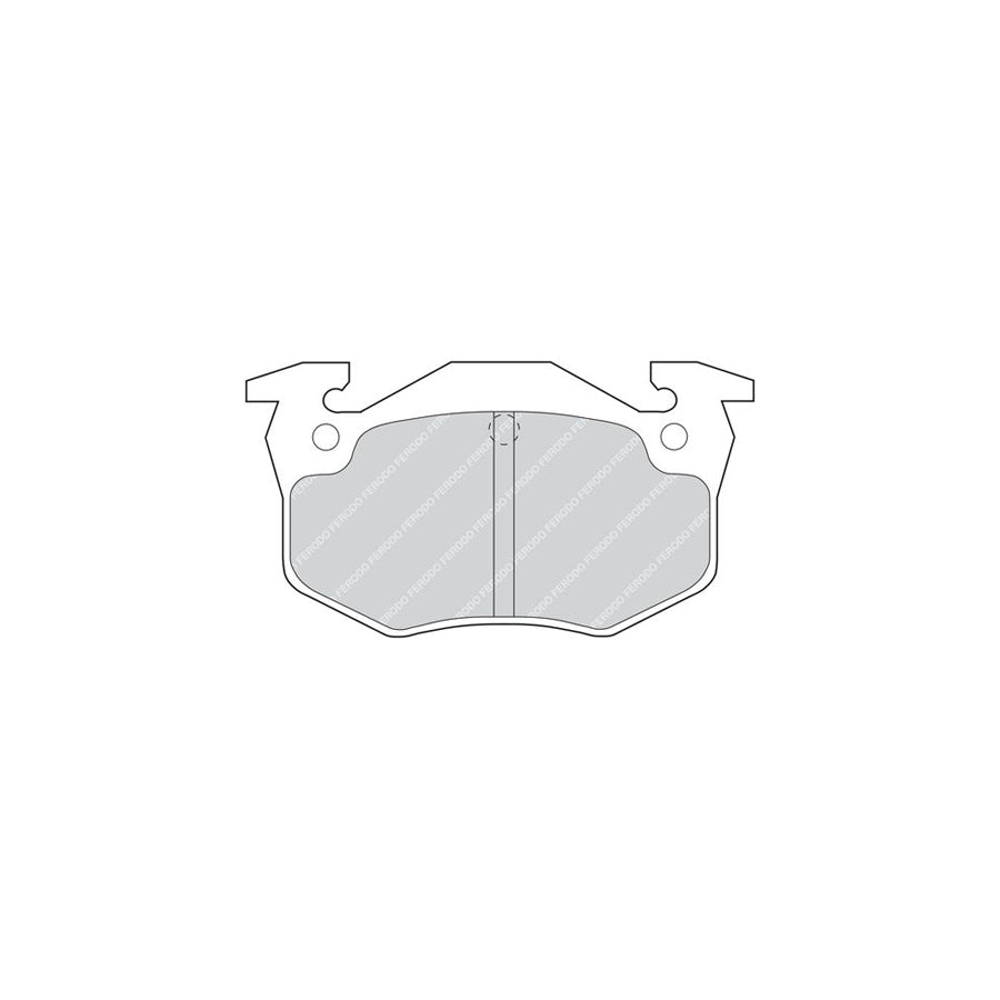 Ferodo Fsl1420 Brake Pad Set Fuse Technology Not Prepared For Wear Indicator