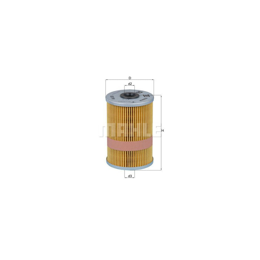 MAHLE ORIGINAL OX 99 Oil Filter for VW PASSAT Filter Insert