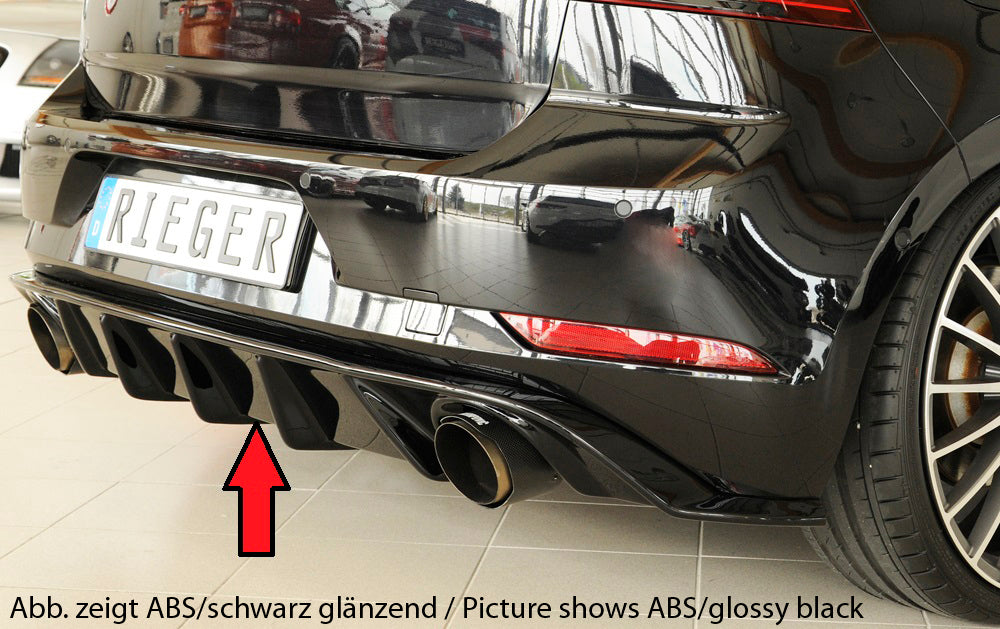 Rieger 00099370 VW Mk7 Golf GTI Rear Diffuser