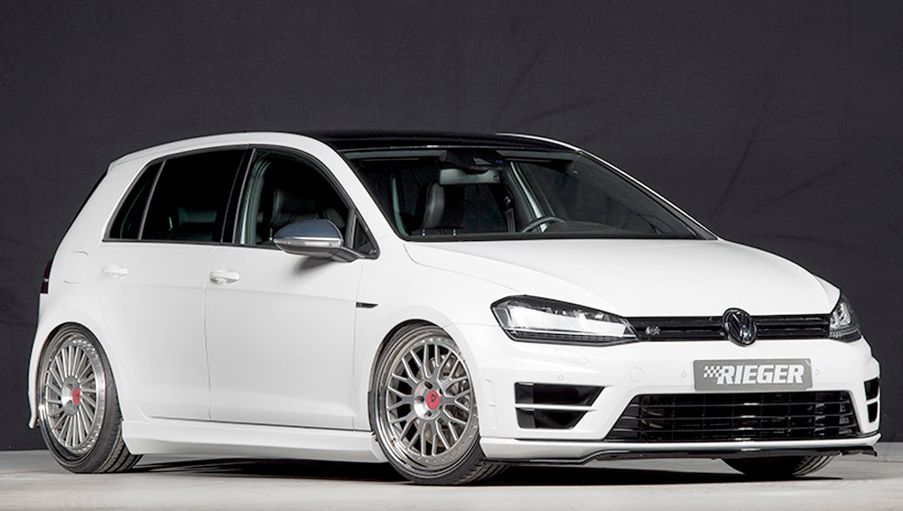 Rieger 00088091 VW Mk7 Mk7-Line Golf R Front Splitter - Glossy Black