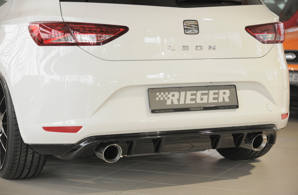 Rieger 00088090 SEAT 5F Leon Rear Diffuser