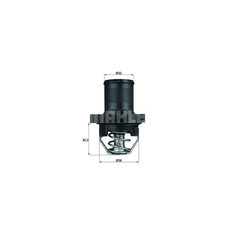 MAHLE ORIGINAL TI 47 89 Engine thermostat Opening Temperature: 89°C, with seal