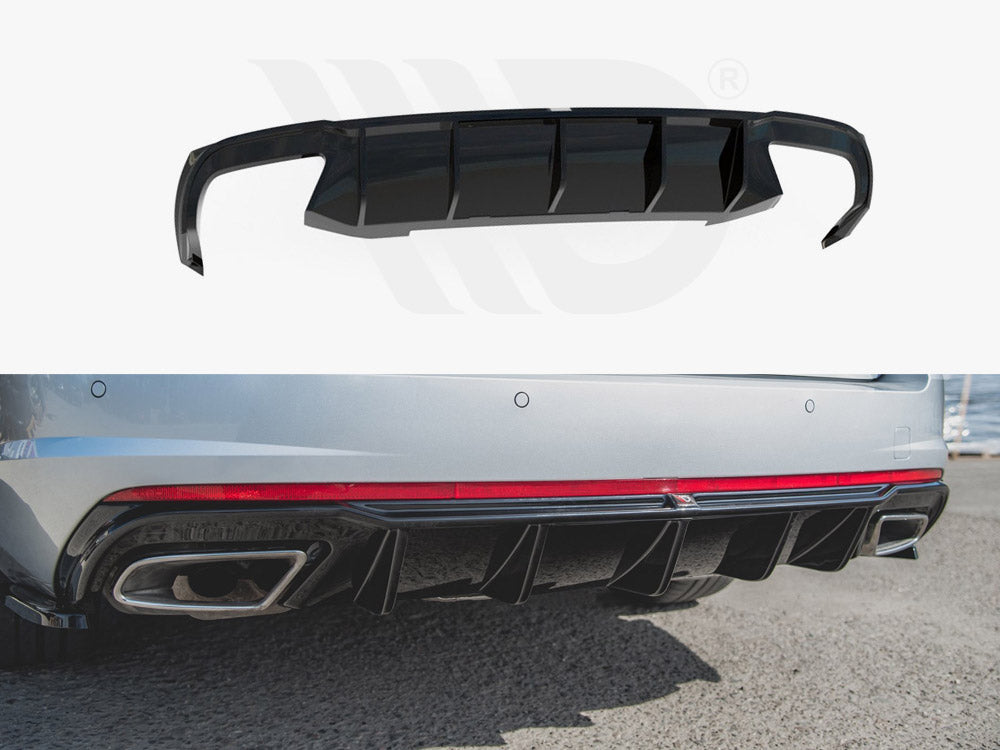 Maxton Design SK-OC-3-RS-RS2T+RS2RT-ON Rear Valance V2 Skoda Octavia Rs MK3 / MK3 Fl Hatchback / Estate (petrol) | Duco Car Parts UK Car Parts