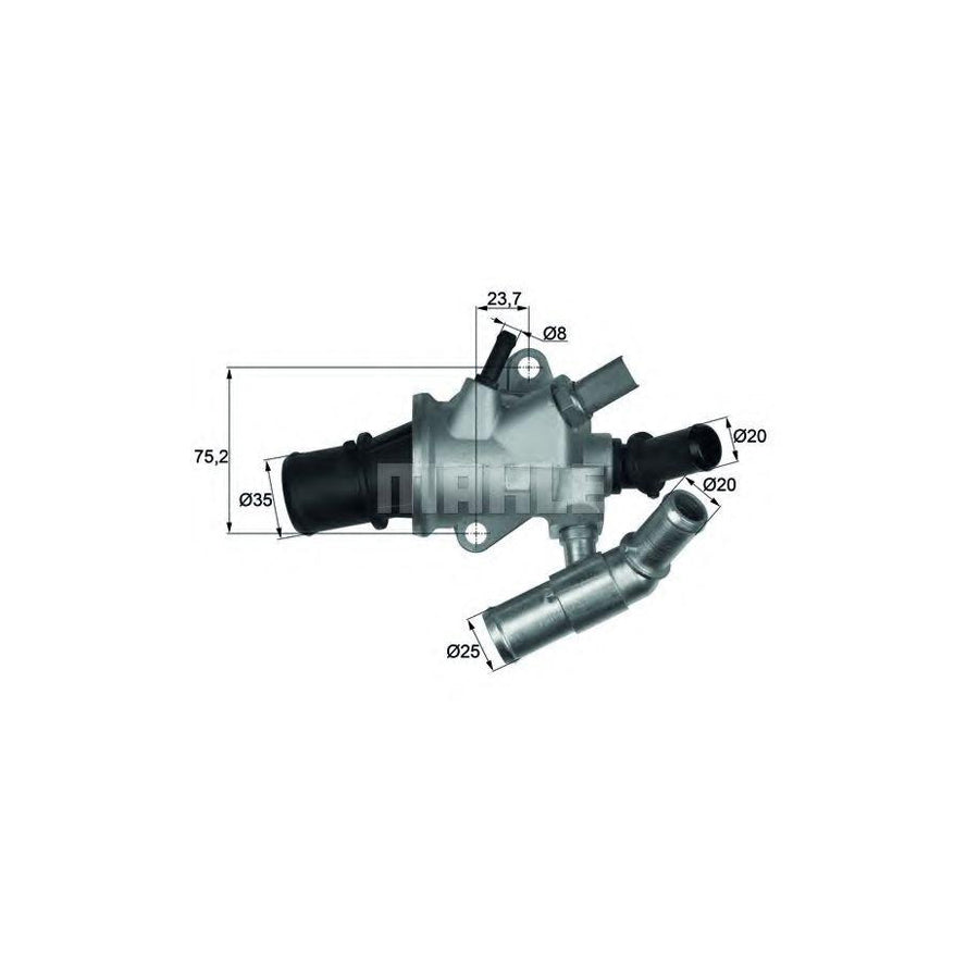 MAHLE ORIGINAL TI 175 88 Engine thermostat Opening Temperature: 88°C