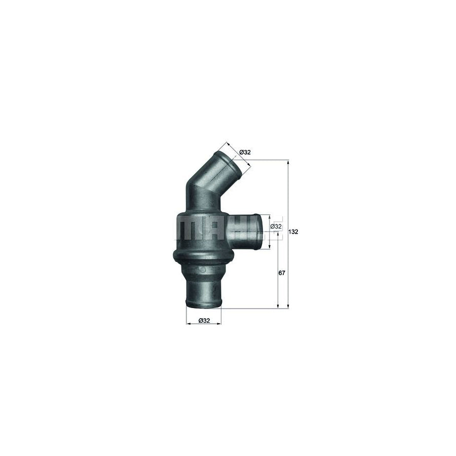 MAHLE ORIGINAL TI 10 92 Engine thermostat Opening Temperature: 92°C, with seal