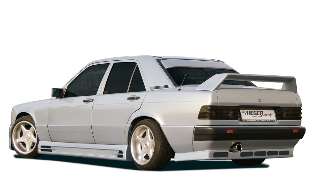 Rieger 00025043 Mercedes-Benz W201 190 Rear Window Cover - Matte Black